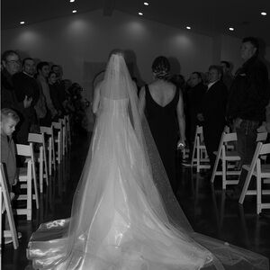 Cathedral Glitter Wedding Veil